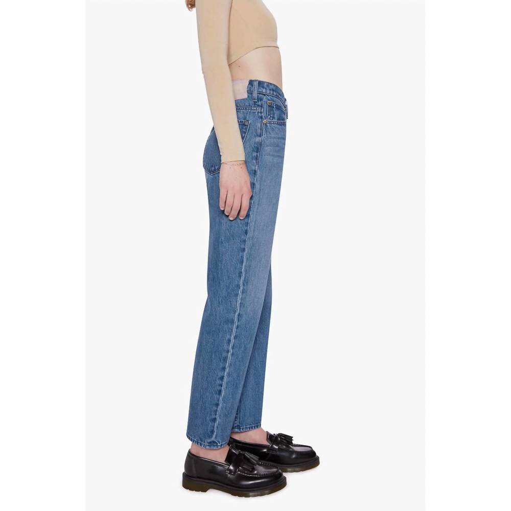 NEW MOTHER high waisted double stack ankle jean in delicious memories - Picture 2 of 3